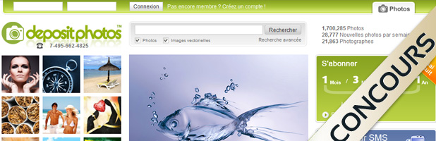[Concours] 3 Comptes à gagner sur DepositPhotos