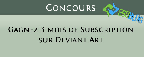 Concours sur Egoblog !