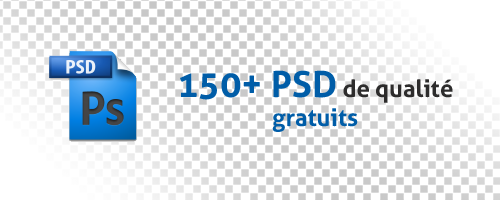 150 psd gratuits
